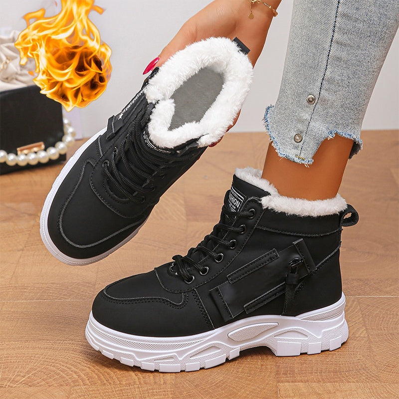 🔥👢 Warme Damen-Winter-Stiefeletten | Keine kalten Füße, kein unbequemes Tragen – Plüschfutter, kuschelig warm & bequem ✨
