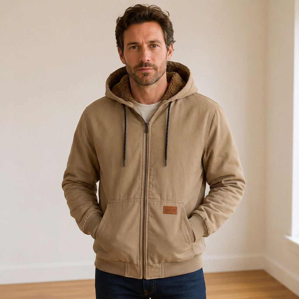 🔥🧥 Herren-Freizeit-Winterjacke mit Kapuze | Kein Frieren im Winter, keine umständliche Schicht-Look – Warm, lässig & alltagstauglich mit Kapuze ✨