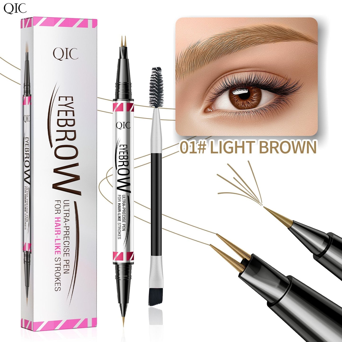 🎁3D αδιάβροχο μολύβι φρυδιών Microblading🖊️