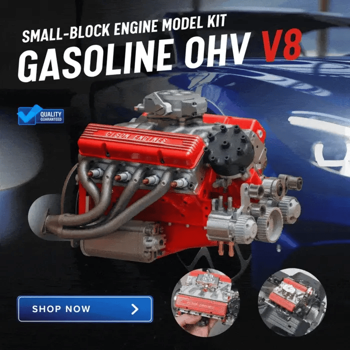 100% направи си сам🔥 мощный V8-двигатель!