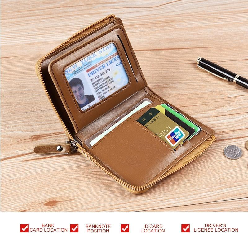 🔥🔥Ανδρικό πορτοφόλι με μπλοκάρισμα RFID💼