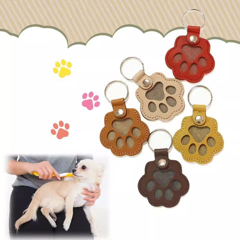 💖Δερμάτινο μπρελόκ μνήμης για κατοικίδια  🐾