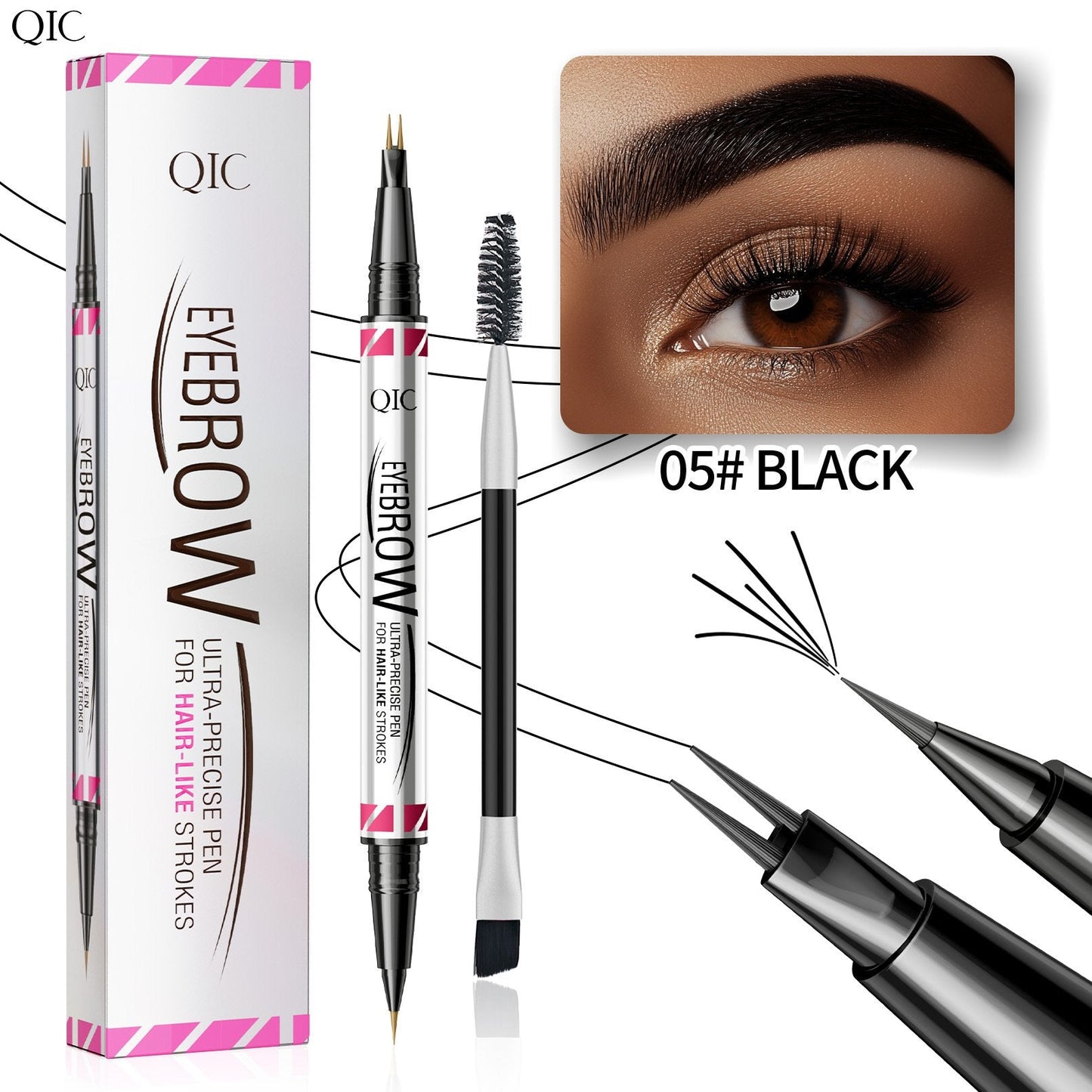 🎁3D αδιάβροχο μολύβι φρυδιών Microblading🖊️
