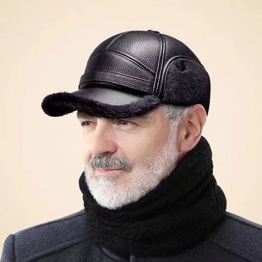 🧢 Neue Herren-Wintermütze mit Schaffell-Ohrenschützern | Keine kalten Ohren, kein unbequemer Sitz ✨
