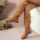 👢 Damen Schnürstiefeletten mit weitem Schaft | Kein Einengen, kein unbequemer Sitz – Weites Schaftdesign, mittelhohe Stiefeletten & praktisch für den Alltag ✨