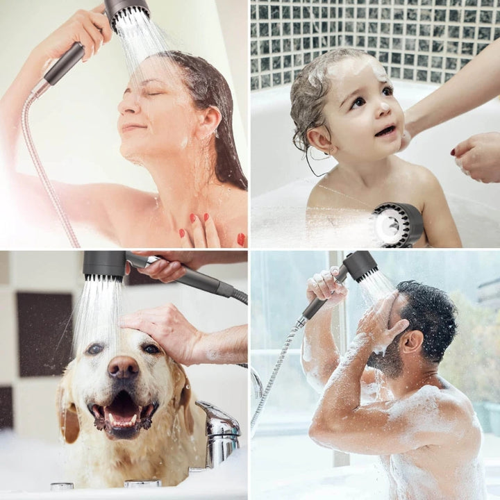 🚿Мултифункционална душ глава с високо налягане