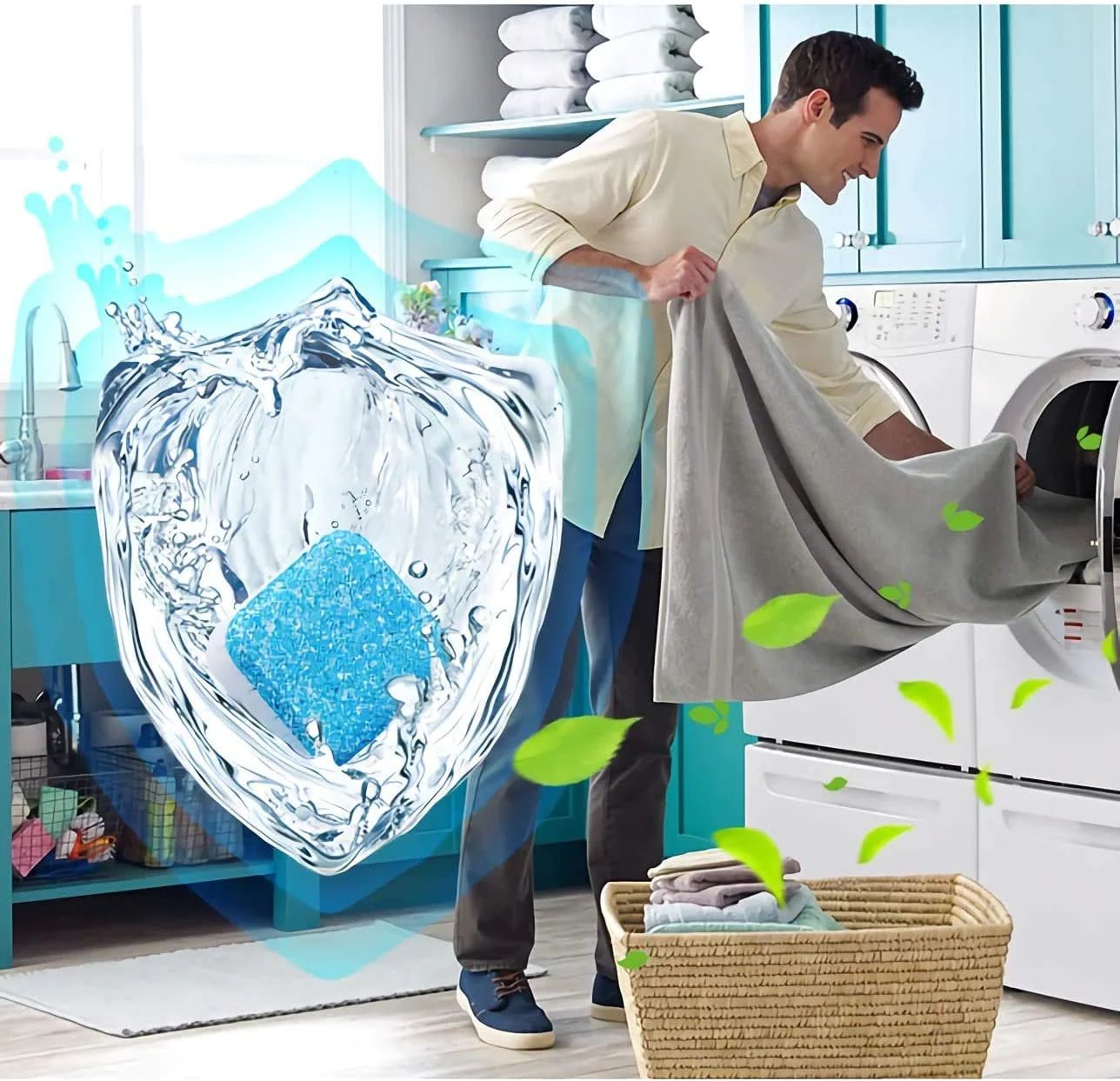 🧼Таблетки за дълбоко почистване на перални машини (Купете 2 и получите 3 БЕЗПЛАТНО)