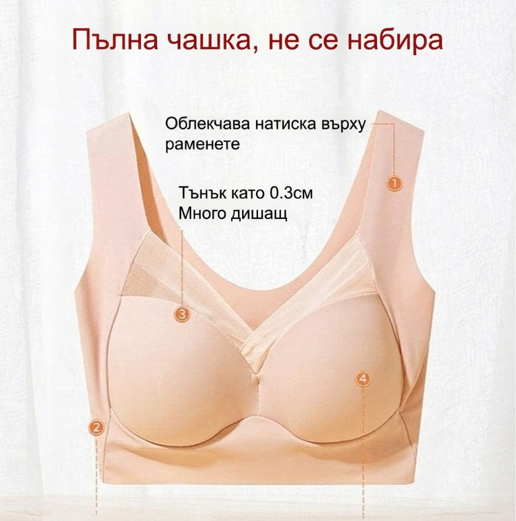 🥰【Купете 1 и получете 1 безплатно】👙🎀Вашето секси оръжие✨Секси безжични сутиени push up