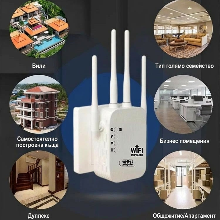📶Ενισχυτής σήματος διπλής ζώνης 2,4 GHz και 5 GHz για ασύρματο δρομολογητή✔️