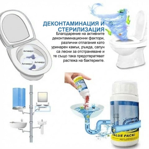 🔥Гореща продажба🔥Почистващ препарат за мивки и канали