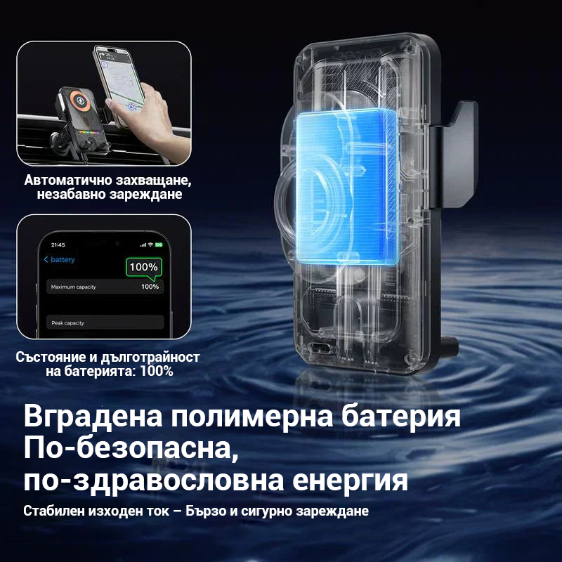 ⚡Нов безжичен държач за кола с функция за бързо зареждане