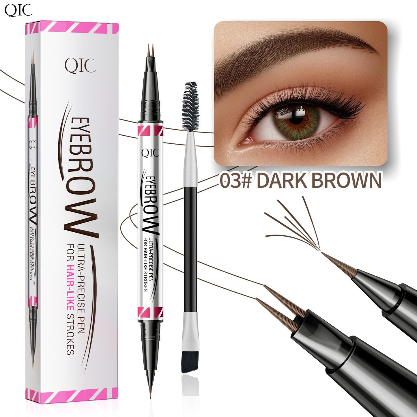 🎁3D αδιάβροχο μολύβι φρυδιών Microblading🖊️