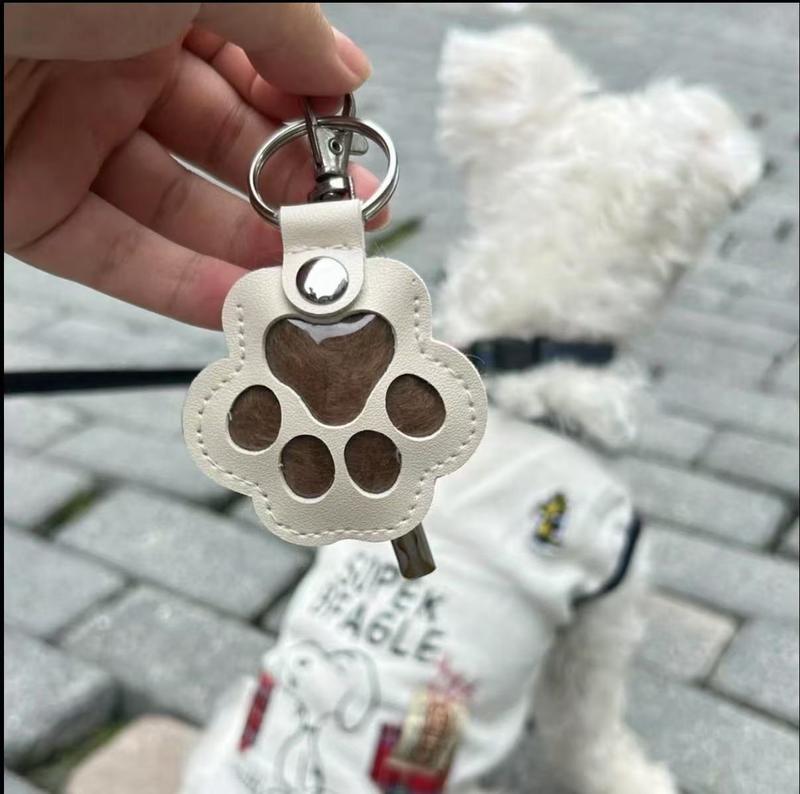 💖Δερμάτινο μπρελόκ μνήμης για κατοικίδια  🐾
