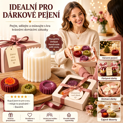 🥮✨ Kreatív sütőforma két nyílással: sokoldalú formázás és pontos eredmény 👨‍🍳🍪