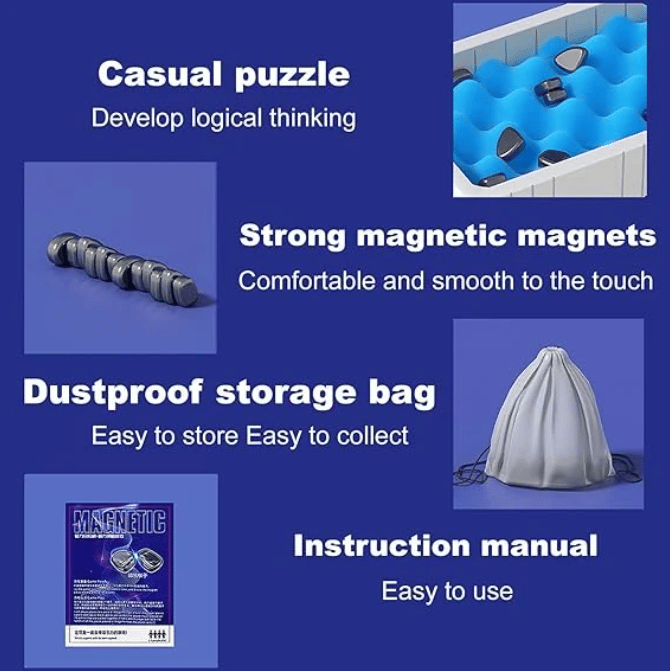 🎅🎄Παιχνίδι σκακιού Magnetic™✨Κάντε τη βραδιά παιχνιδιού σας μαγευτική🪄
