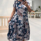 🔥 (S-4XL) 🌸 2025 Długa sukienka w kwiaty w rozmiarze plus size na wiosnę i lato