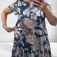 🔥 (S-4XL) 🌸 2025 Długa sukienka w kwiaty w rozmiarze plus size na wiosnę i lato