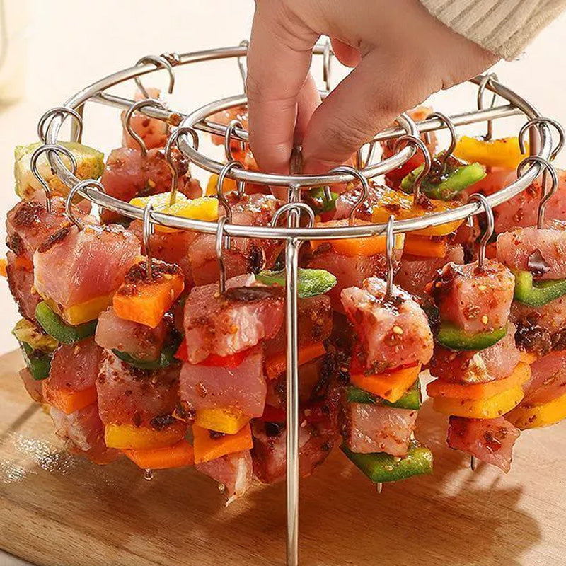 🥩Φριτέζα αέρα για μπάρμπεκιου, κάθετη ψησταριά κεμπάπ + δωρεάν γάντια ανθεκτικά στη θερμότητα🍤