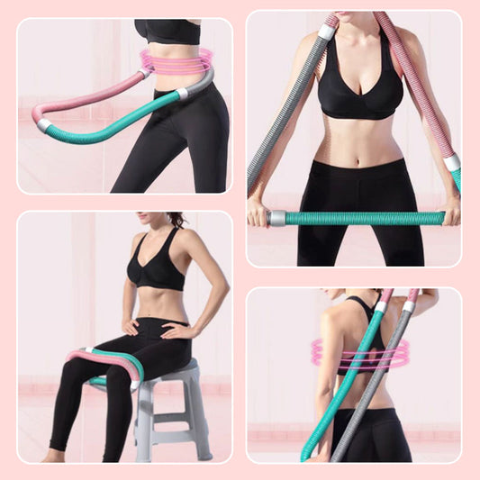 【🔥 Efektywne spalanie tłuszczu】🏋️‍♂️ Sprężynowe hula-hoop 💖
