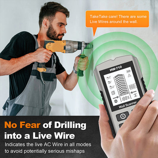 🔥💯Многофункционален ръчен детектор за метал и стена