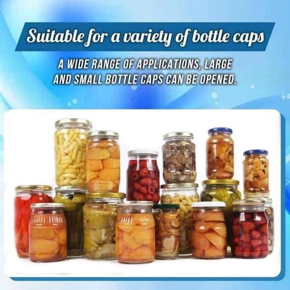 🥫Ρυθμιζόμενο πολυλειτουργικό ανοιχτήρι κονσερβών από ανοξείδωτο χάλυβα👌