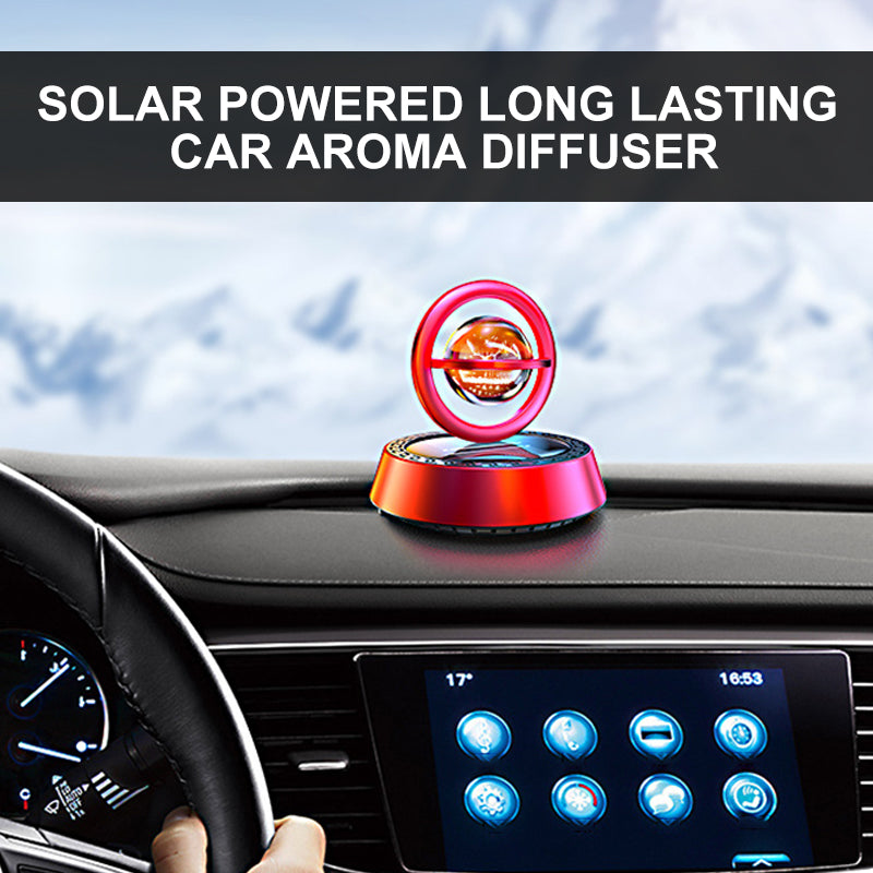 ☀️Διαχύτης αρωματοθεραπείας αυτοκινήτου με ηλιακή ενέργεια μακράς διαρκείας