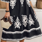 🔥[S-XL]👗 Casualowa sukienka z nadrukiem i dekoltem w serek ✨