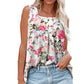 🔥[S-2XL]🌞 Letnia koszulka bez rękawów z nadrukiem 🌸👚