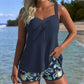 🌊 S-3XL 👙 Σετ μαγιό με τυπωμένο σουτιέν και σορτς 🌞⛱️