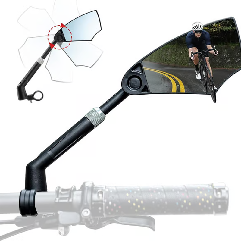 🚲🛵🏍️Καθρέφτης οπισθοπορείας Rowerowe με ρύθμιση 360° στο τιμόνι