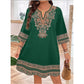 ✨[S-2XL]👗 Sukienka w stylu bohemy z dekoltem w serek 💞