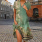 🌸【S-3XL】👗 Damska sukienka midi w kwiatowy wzór 🥰