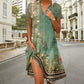 🌸【S-3XL】👗 Damska sukienka midi w kwiatowy wzór 🥰