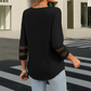 💖 [S-3XL] 👚 2025 Nowe damskie bluzki z rękawami 3/4 Modne koszulki z dekoltem w serek