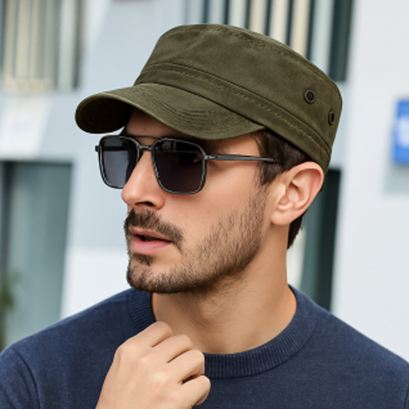 🧢Ретро, плоска върха бейзболна шапка