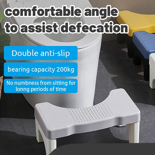 Ергономична тоалетна табуретка 🦵 Табуретка за клякане, подпомагаща изхождането