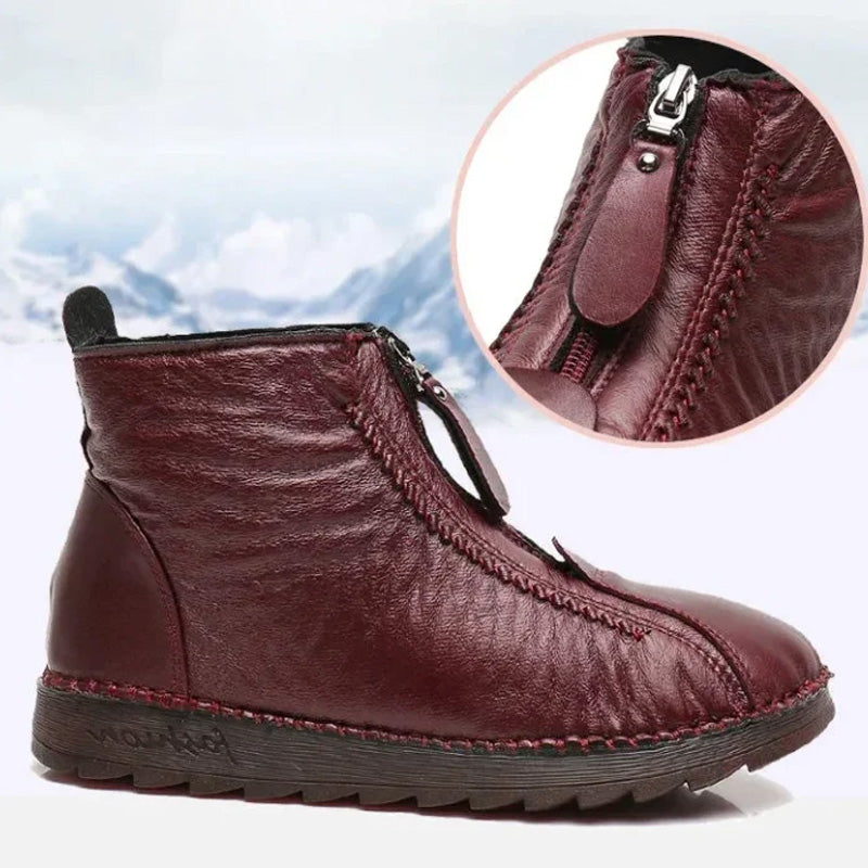 ❄️ Дамски зимни топли ботуши с цип | Стил и комфорт за студените дни! 👢💕