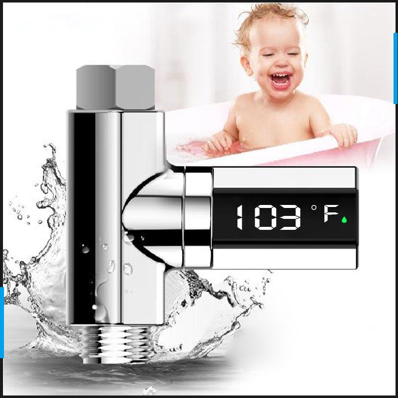 💦Έξυπνο θερμόμετρο ντους με ψηφιακή οθόνη για έλεγχο θερμοκρασίας🥰