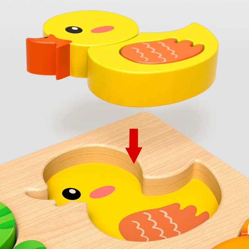 🧩 3D Ξύλινο Παζλ για Παιδιά | Διασκεδαστική Μάθηση Μέσα από το Παιχνίδι 🎯