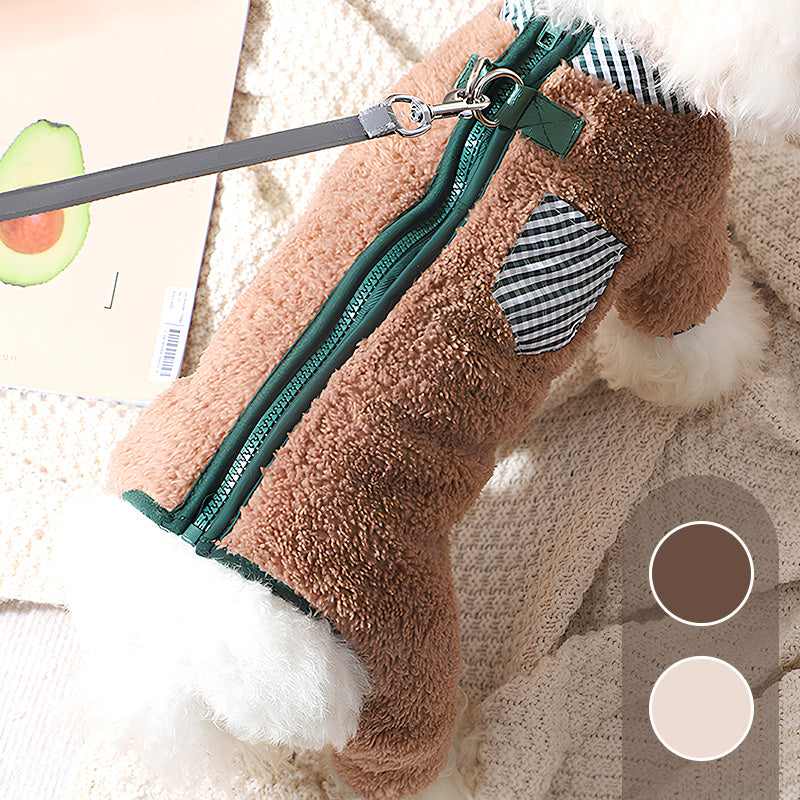🐕Άνετο χειμερινό μπουφάν για σκύλους με D-rings | Ιδανικό για βόλτες
