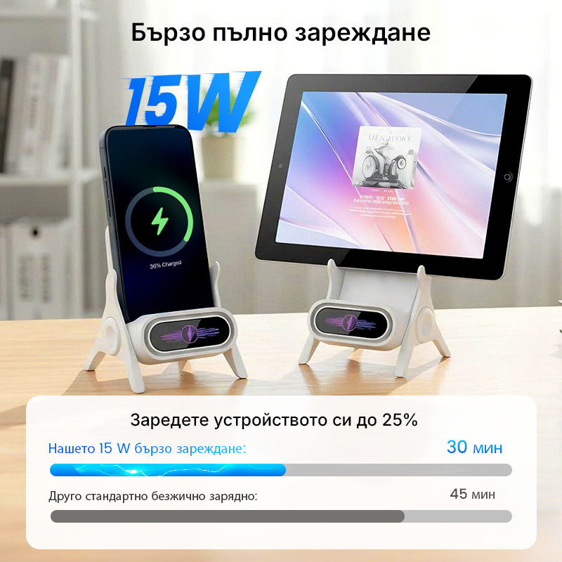 ⚡📱Ο κινητός σας κόμβος: Βάση ασύρματης φόρτισης
