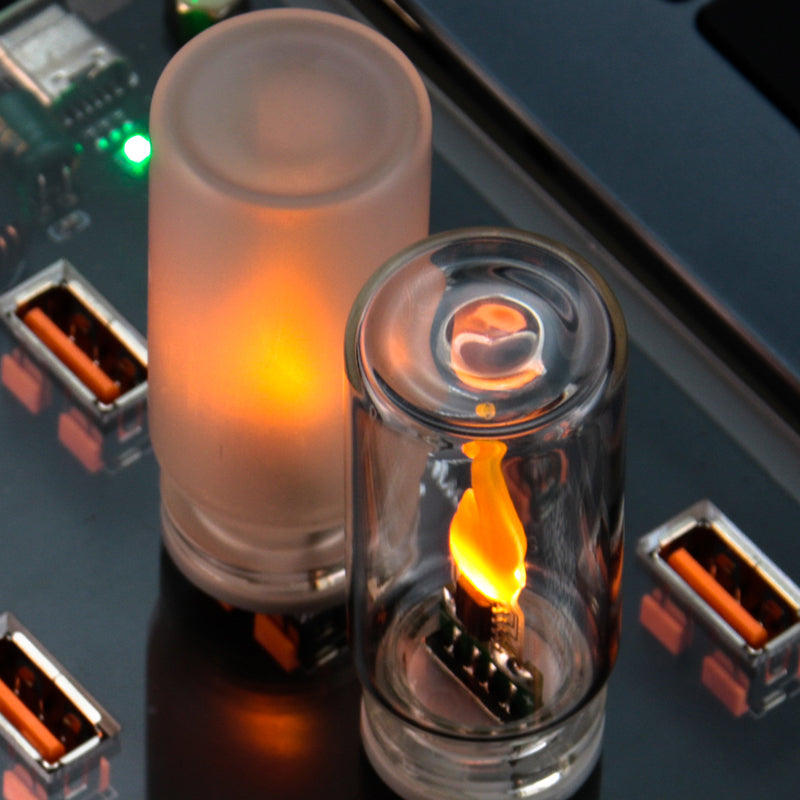 🔥Ρεαλιστική λάμπα φλόγας USB💡