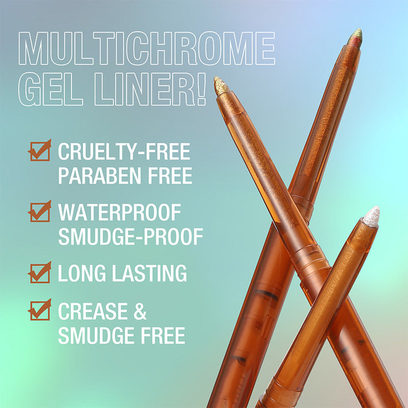 🥰Λαμπερό, έντονο eyeliner σε μορφή τζελ που αλλάζει χρώμα✨