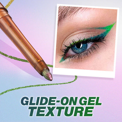 🥰Λαμπερό, έντονο eyeliner σε μορφή τζελ που αλλάζει χρώμα✨
