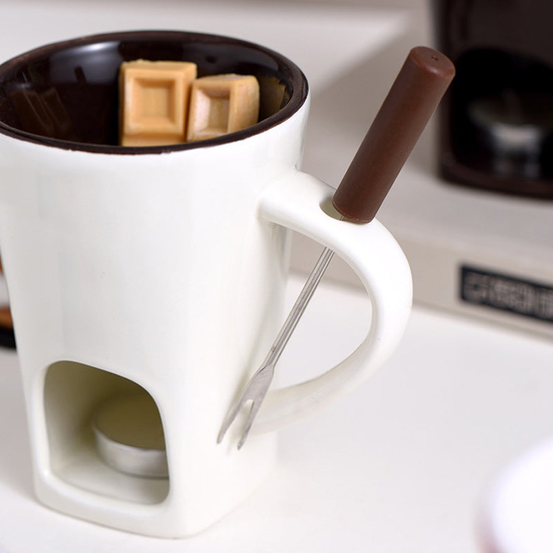 🔥Κεραμικό κύπελλο σοκολάτας για φοντί🥰