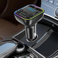 🚗Πολύχρωμο Bluetooth MP3 Player Αυτοκινήτου με Φώτα🎶