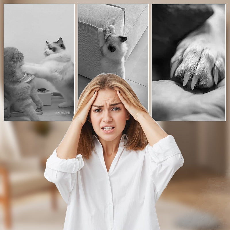 🐕🐈Καπάκια νυχιών για σκύλους και γάτες με κόλλα❤️
