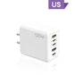 🔌Γρήγορος φορτιστής 120W 5 θυρών⚡