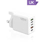 🔌Γρήγορος φορτιστής 120W 5 θυρών⚡