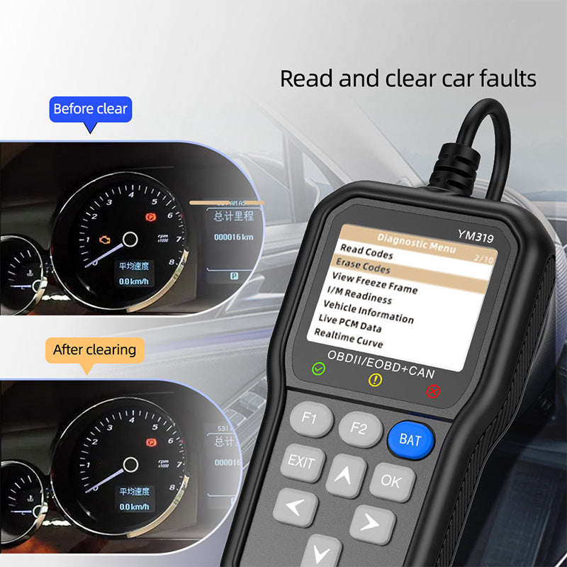 🚗Διαγνωστικό εργαλείο σαρωτή OBD2 με εκτύπωση cloud🛠️